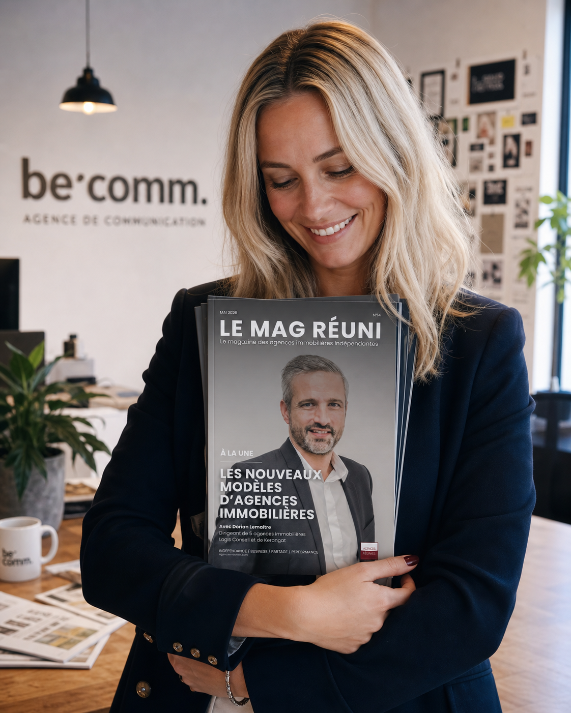 Présentation du nouveau magazine réalisé pour les agences réunies
