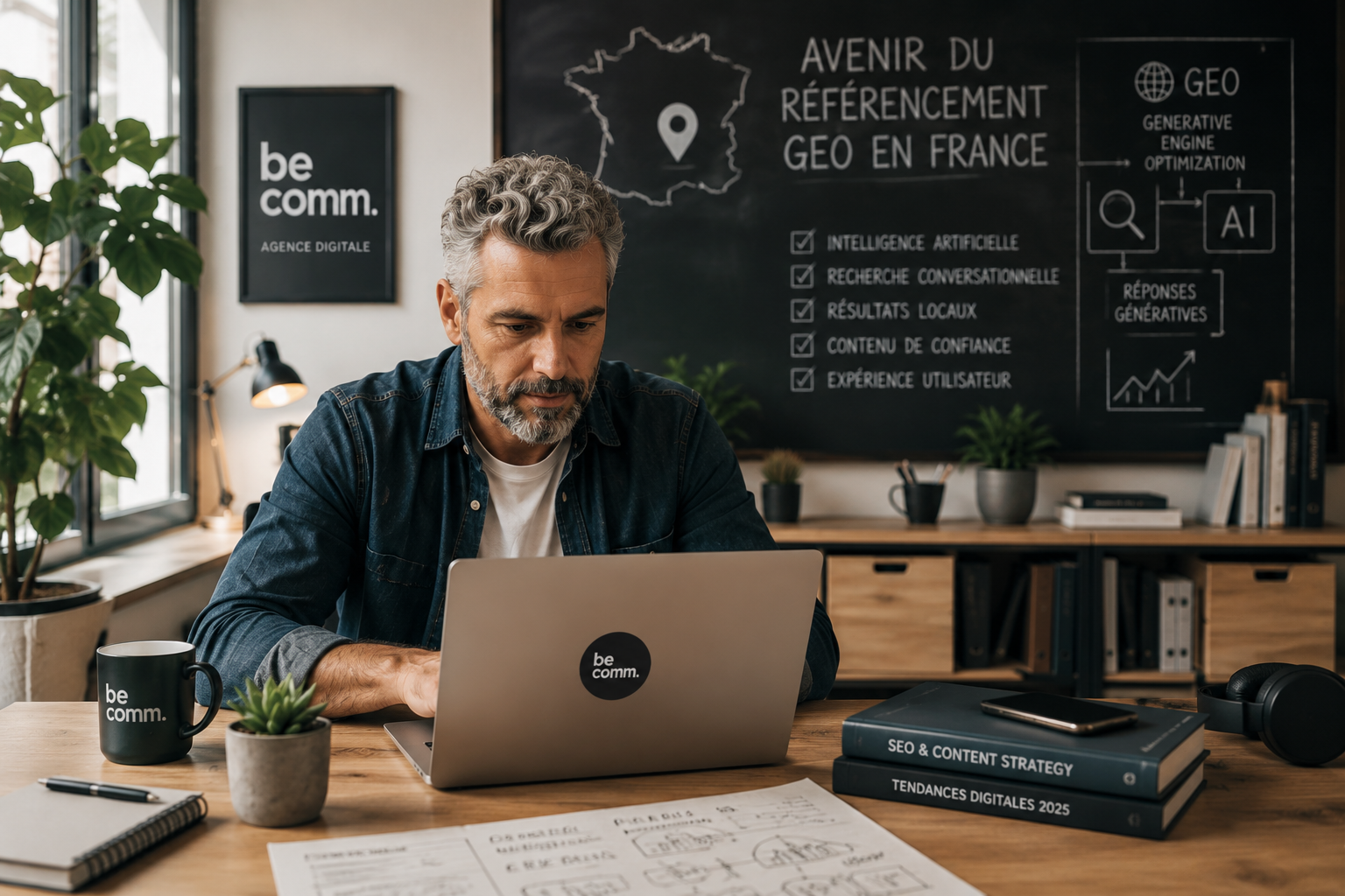 Bureau créatif et travail numérique